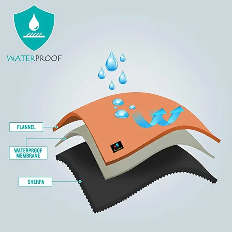 Wasserdichte Kuscheldecke "Liebes Decke"